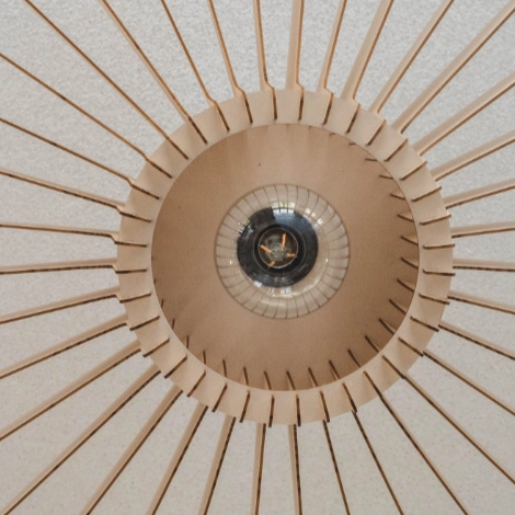Détail de la suspension kaze L, vue de dessous